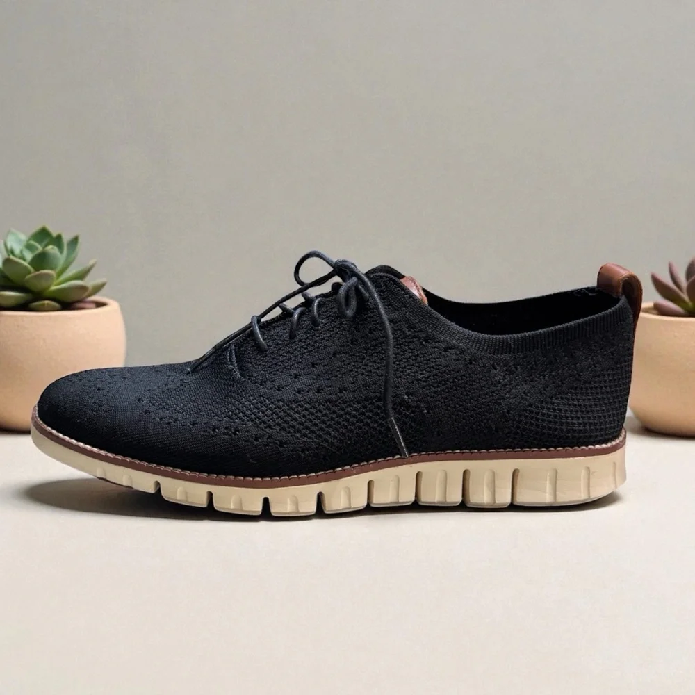 Men's Cole Haan ZERØGRAND Remastered Stitchlite™ Wingtip Oxfords Sz 11 like new!